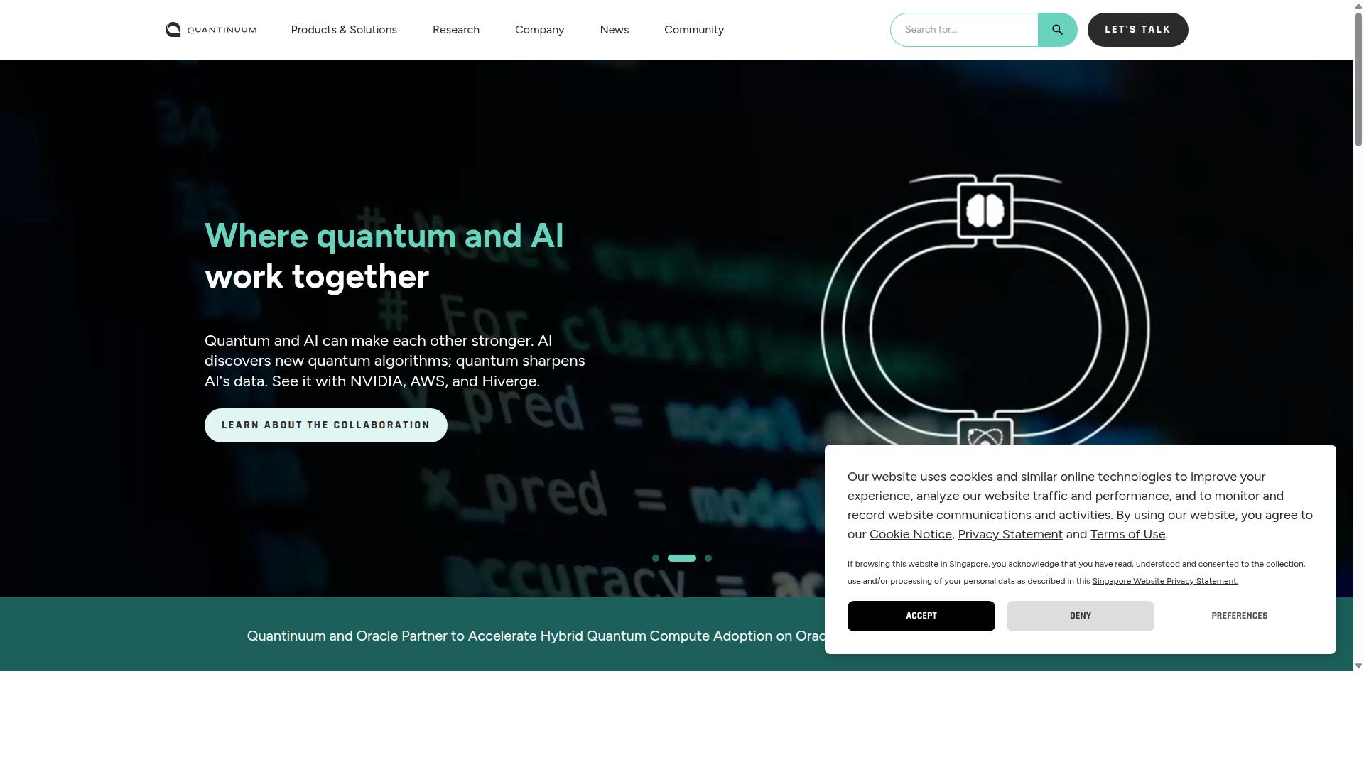 Quantinuum website