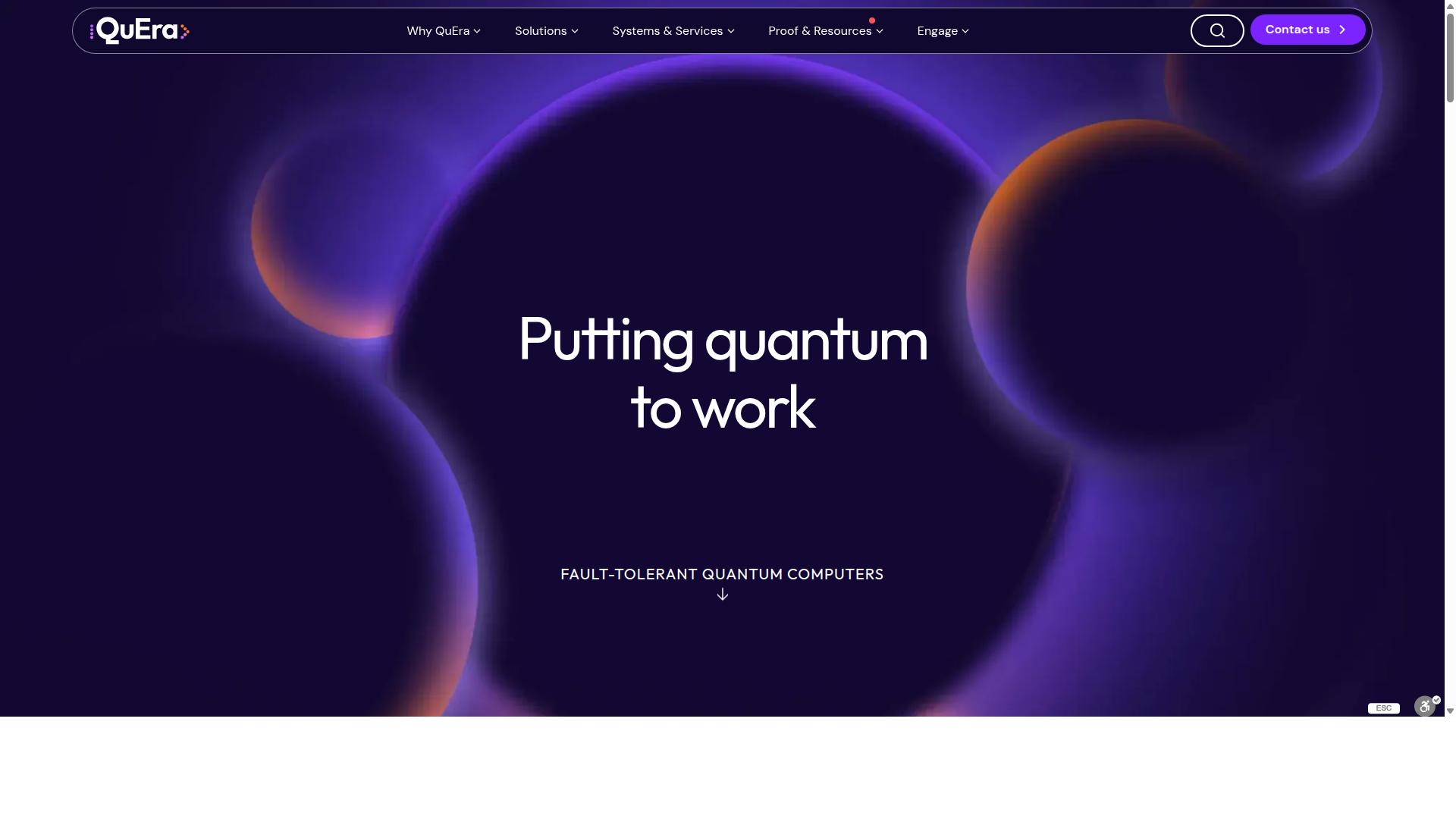 QuEra website